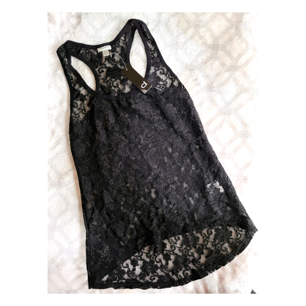 (NEW) All Over Lace Tank Top
